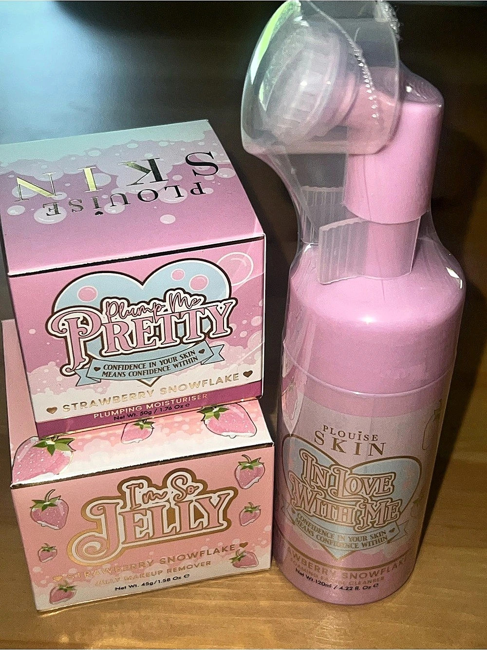 PLouise Obsessed for Less Skincare Set in Strawberry Snowflake